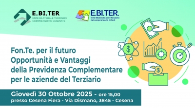 Convegno: Fon.Te. per il futuro Opportunit&agrave; e Vantaggi della Previdenza Complementare per le aziende del Terziario